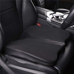 Car Seat Cushion Memory Foam Coccyx Tailbone Pain Relief Non Slip Driver